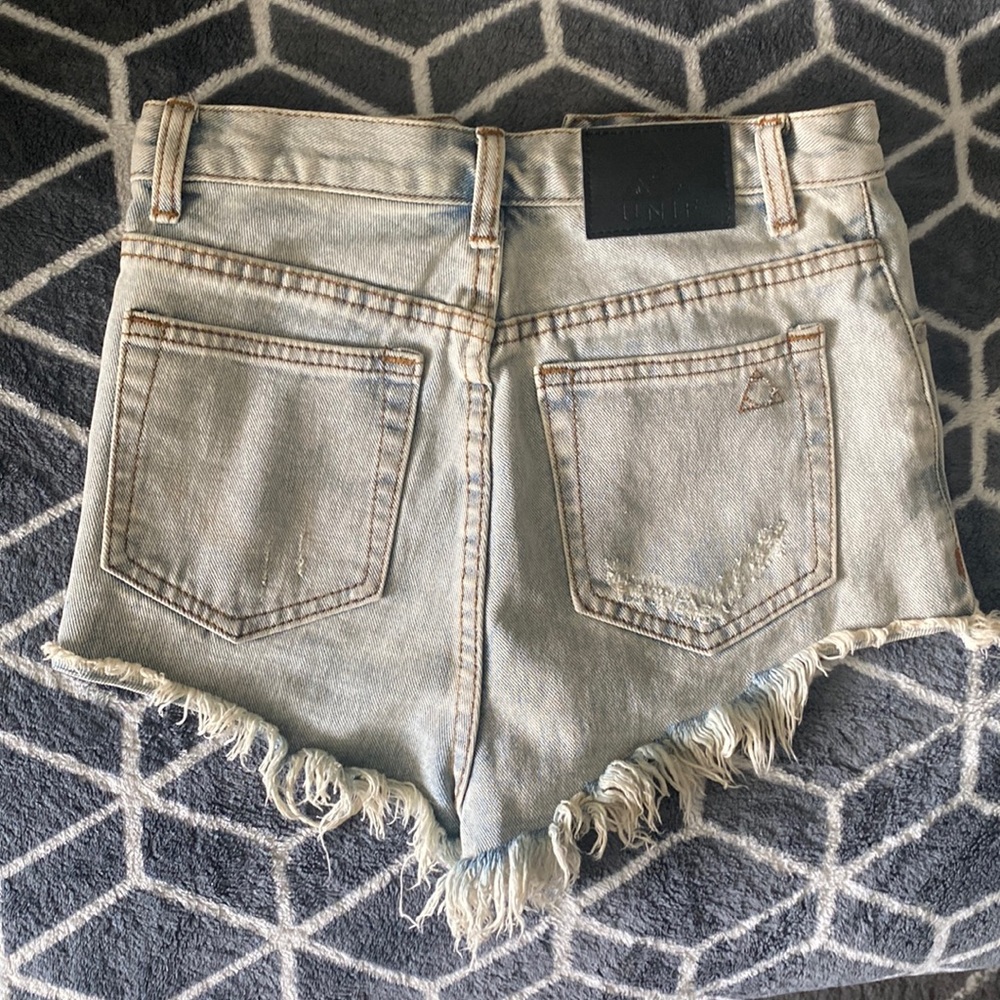 UNIF denim shorts